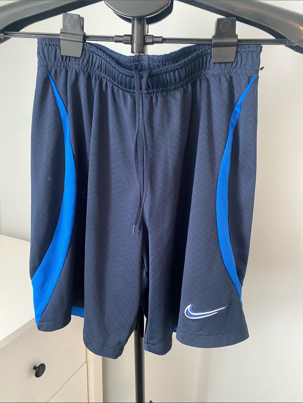 Nike Men’s Navy Athletic Shorts with Royal Blue Panels